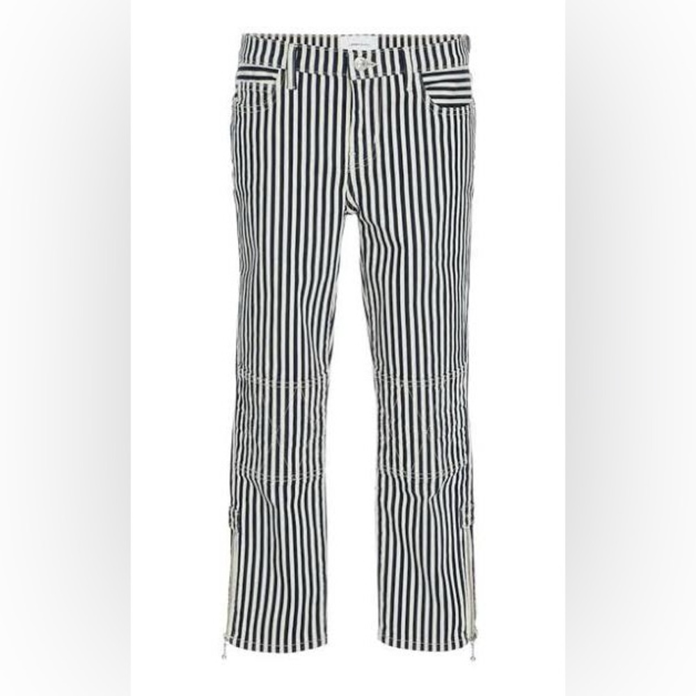 CURRENT/ELLIOTT NWT The Cropped Lexton in Modern Stripe - Picture 9 of 10